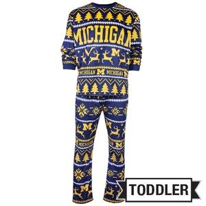 University of Michigan Children’s Holiday Pajamas